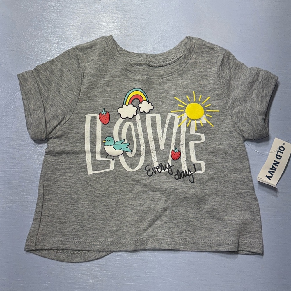 Open Back Graphic Tee